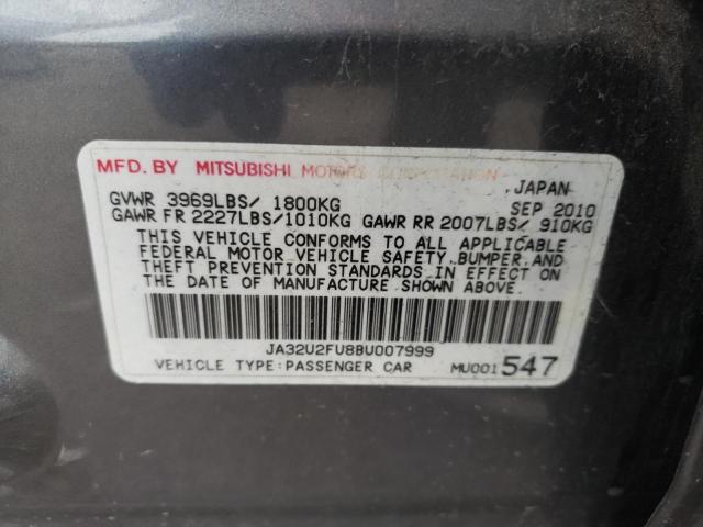 Photo 10 from auction – 2011 MITSUBISHI LANCER ES/ with VIN JA32U2FU8BU007999