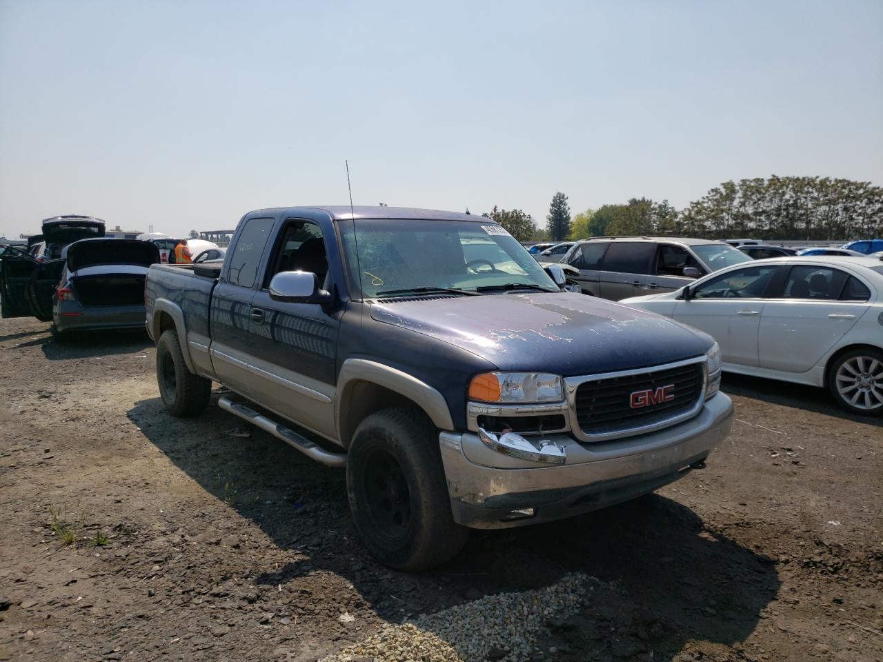 GMC NEW SIERRA 2001 with VIN 1GTEK19T81E186166 - Photo from auction