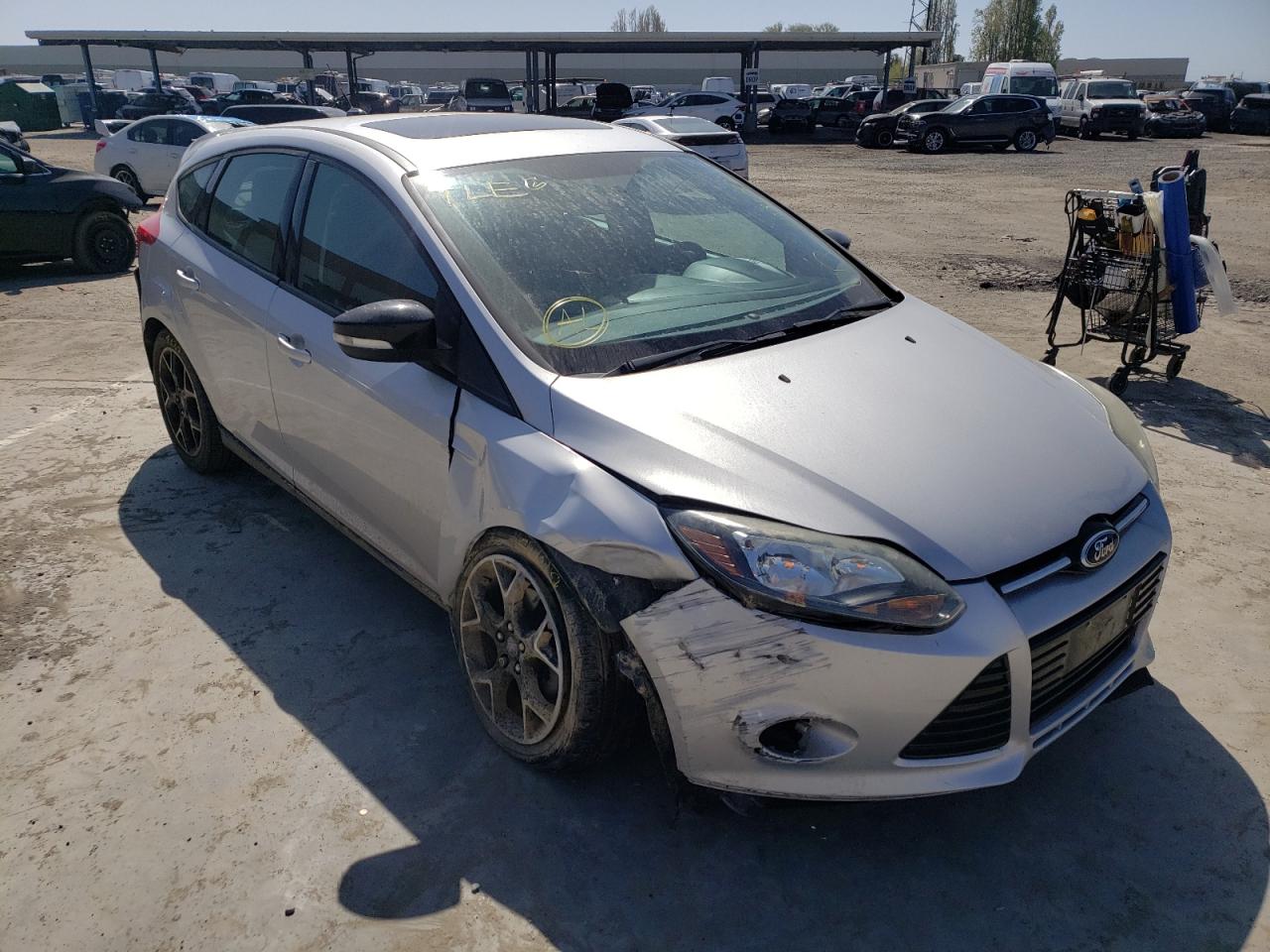 FORD FOCUS SE 2013 with VIN 1FADP3K24DL108063 - Photo from auction