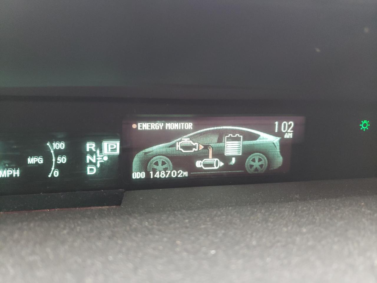 Photo 8 from auction – 2012 TOYOTA PRIUS with VIN JTDKN3DU9C5420307