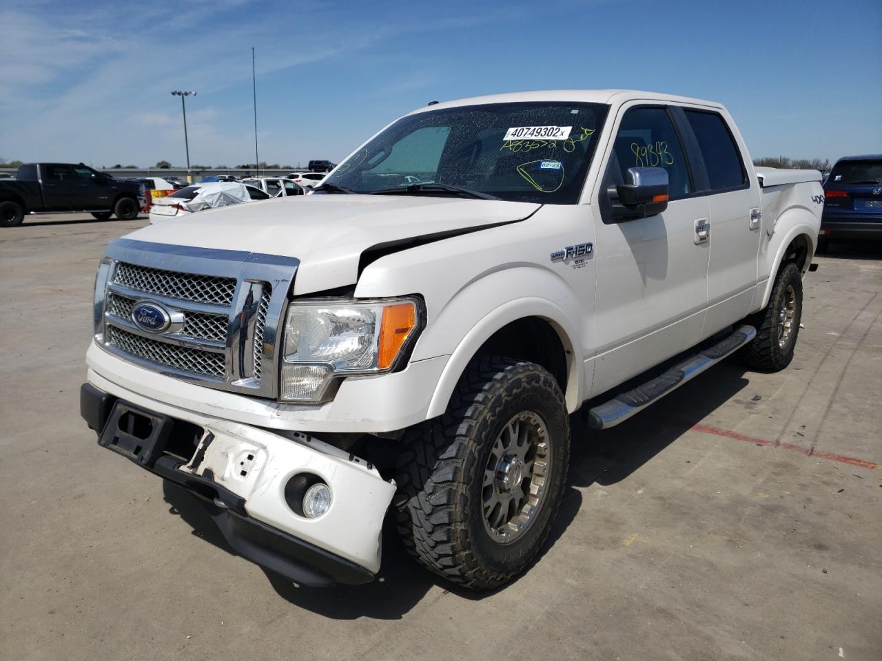 Photo 2 from auction – 2010 FORD F150 SUPER with VIN 1FTFW1EV5AFA83572