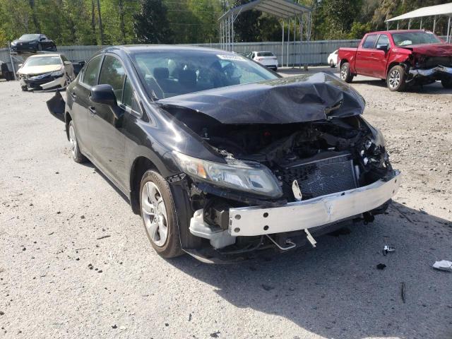 HONDA CIVIC LX 2013 with VIN 19XFB2F53DE073489 - Photo from auction