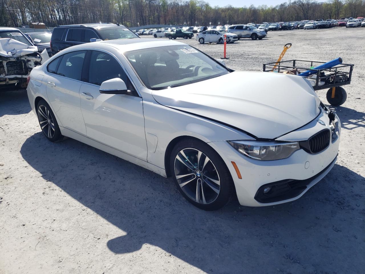 BMW 430I GRAN 2020 with VIN WBA4J1C06LCE34457 - Photo from auction