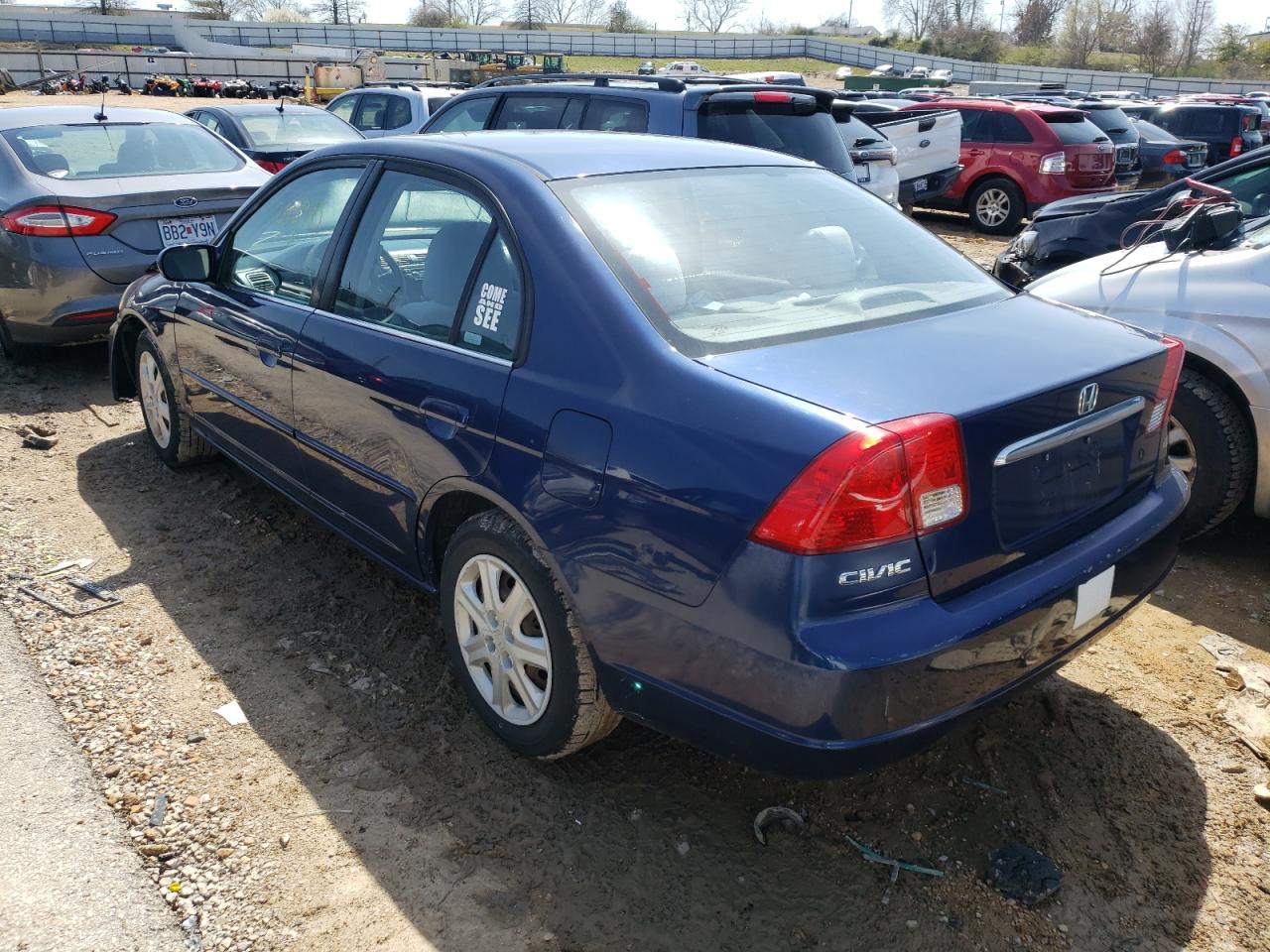 Photo 3 from auction – 2003 HONDA CIVIC EX with VIN 1HGES26753L001892