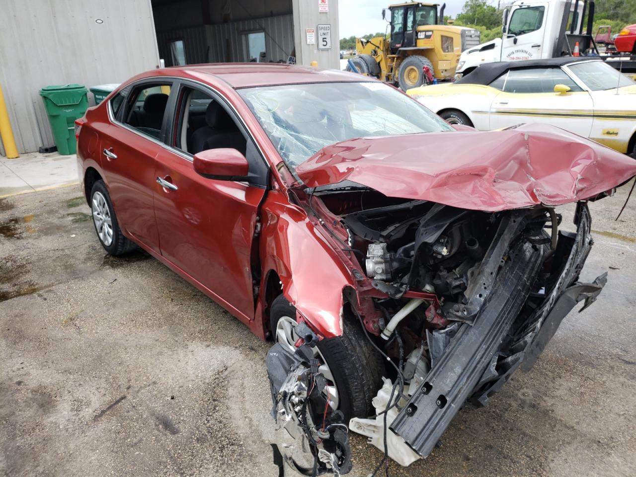 NISSAN SENTRA S 2015 with VIN 3N1AB7AP8FY218899 - Photo from auction