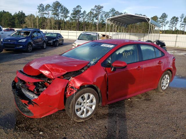Photo 2 from auction – 2021 TOYOTA COROLLA LE with VIN JTDEPMAE5MJ140967