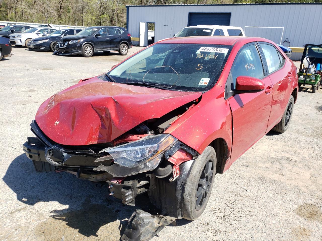 Photo 2 from auction – 2017 TOYOTA COROLLA L with VIN 5YFBURHE9HP723431