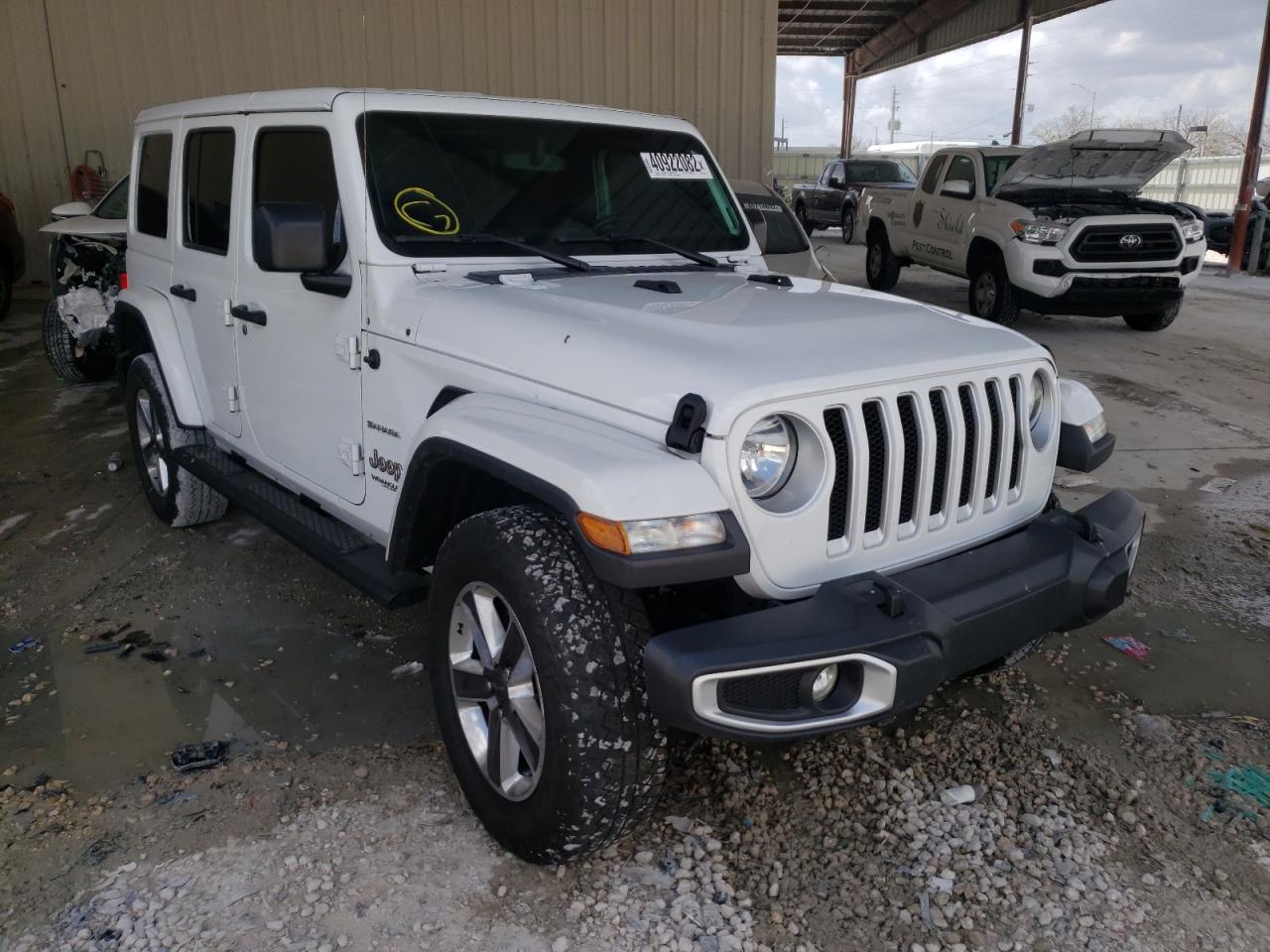 JEEP WRANGLER U 2019 with VIN 1C4HJXEG2KW661186 - Photo from auction