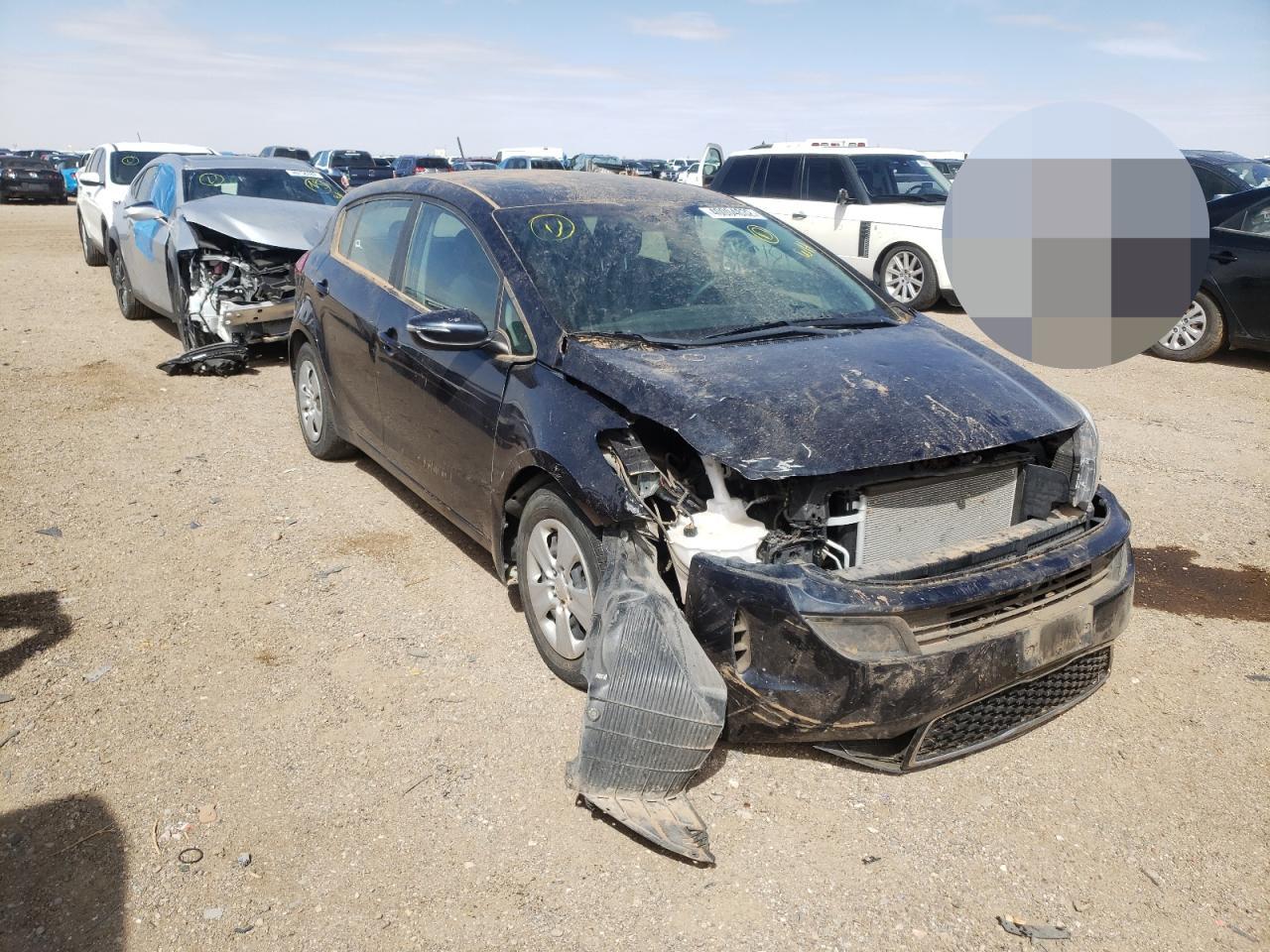 KIA FORTE LX 2017 with VIN KNAFK5A86H5721621 - Photo from auction