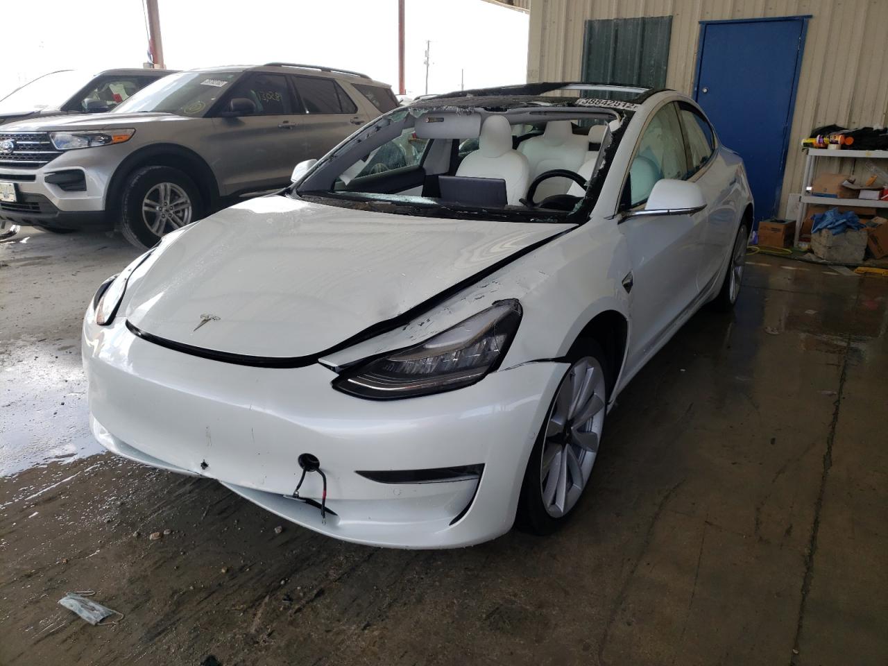 Photo 2 from auction – 2020 TESLA MODEL 3 with VIN 5YJ3E1EAXLF509931