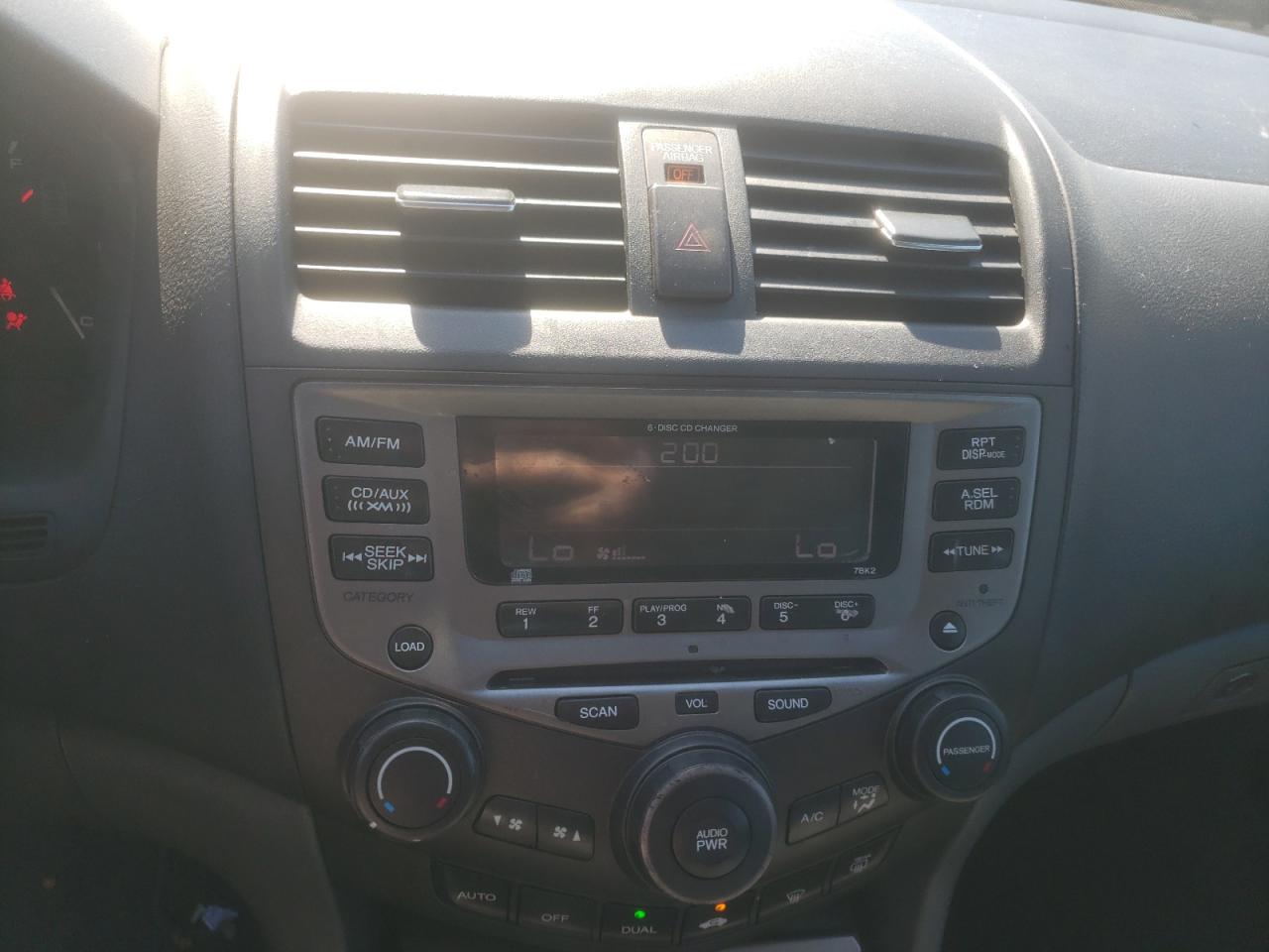 Photo 9 from auction – 2007 HONDA ACCORD EX with VIN 1HGCM66517A086335
