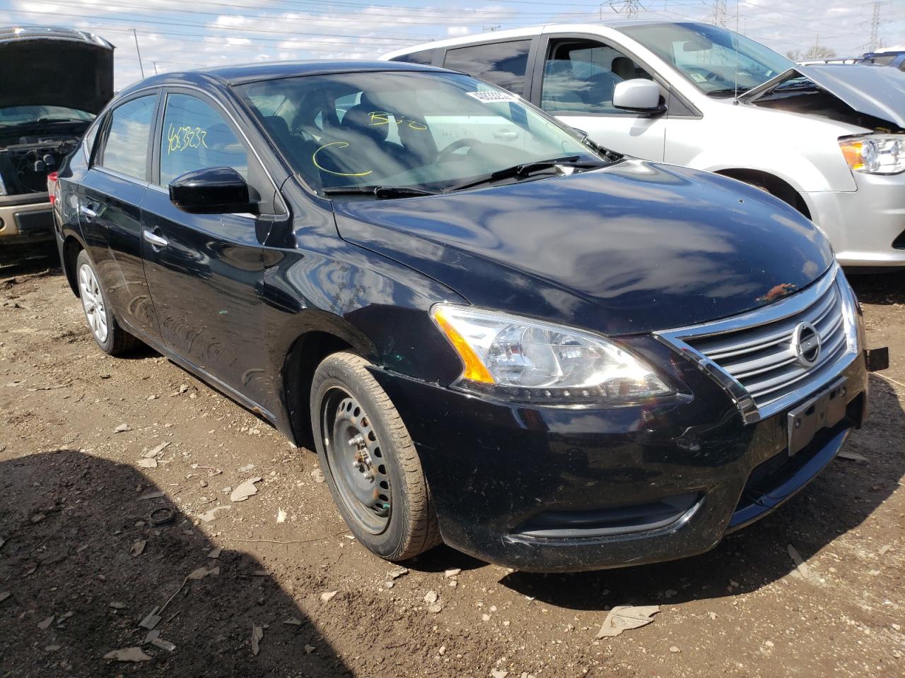 Photo 1 from auction – 2013 NISSAN SENTRA S with VIN 3N1AB7AP6DL783422