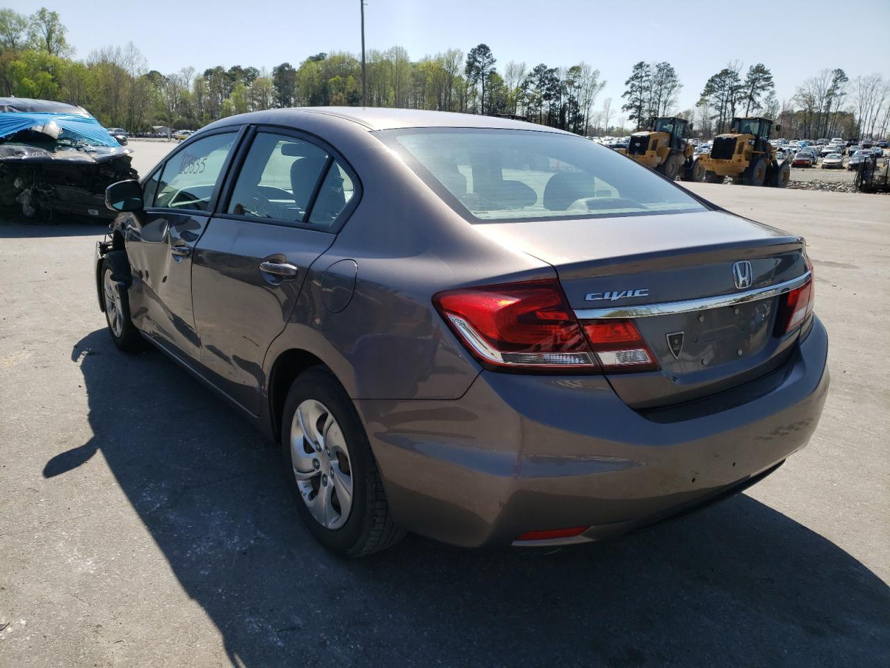 Photo 3 from auction – 2013 HONDA CIVIC LX with VIN 19XFB2F58DE292321