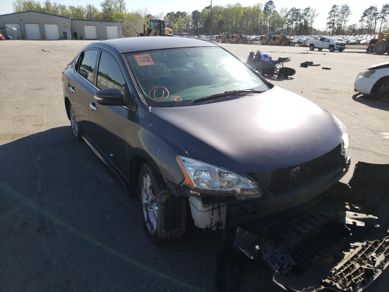 Photo 1 from auction – 2015 NISSAN SENTRA S with VIN 3N1AB7AP7FY347362