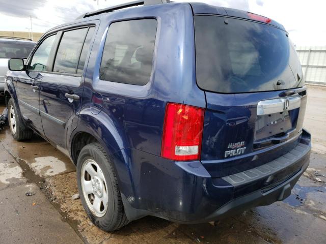 Photo 3 from auction – 2014 HONDA PILOT LX with VIN 5FNYF4H22EB057128