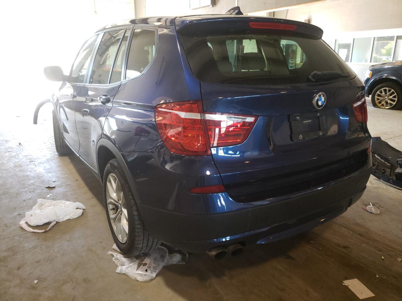 Photo 3 from auction – 2012 BMW X3 XDRIVE3 with VIN 5UXWX7C58CL737311