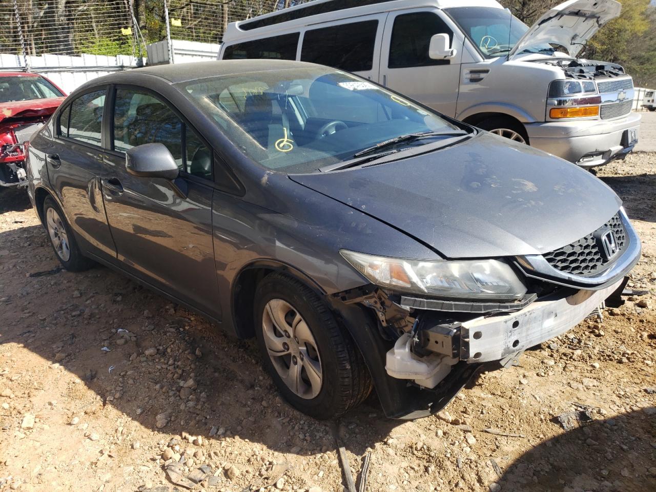 Photo 1 from auction – 2013 HONDA CIVIC LX with VIN 19XFB2F55DE083604