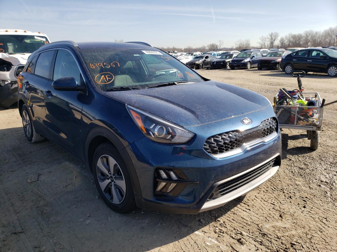 KIA NIRO LX 2020 with VIN KNDCB3LC0L5419567 - Photo from auction