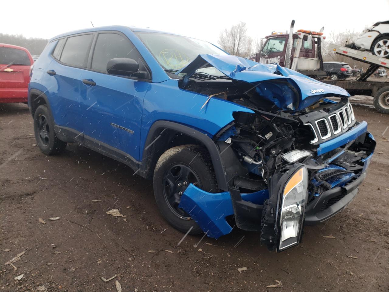 JEEP COMPASS SP 2018 with VIN 3C4NJDAB3JT307967 - Photo from auction