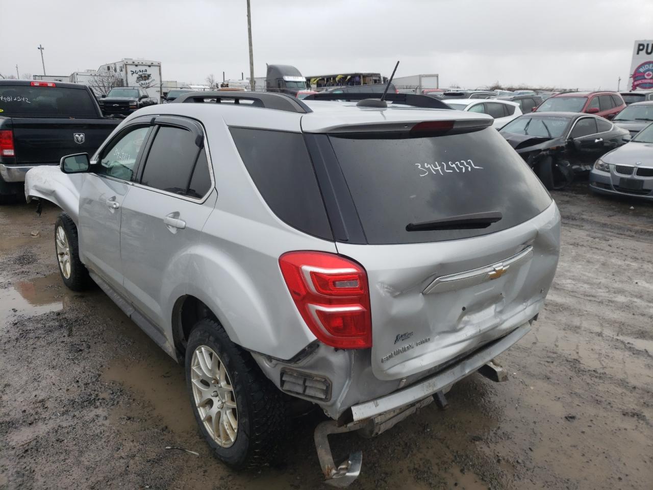 Photo 3 from auction – 2017 CHEVROLET EQUINOX LT with VIN 2GNFLFE31H6304844