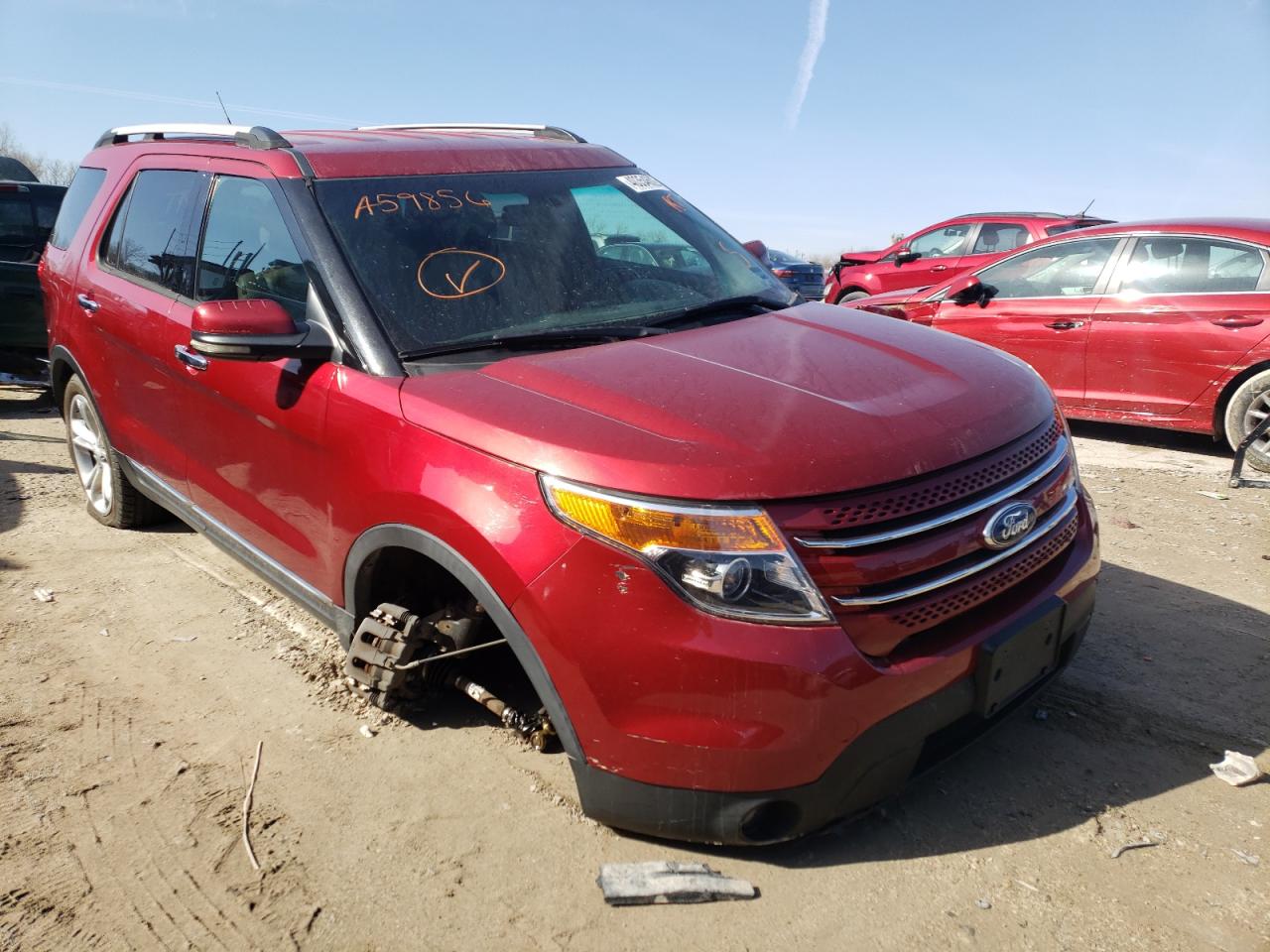 FORD EXPLORER L 2013 with VIN 1FM5K8F85DGA59856 - Photo from auction