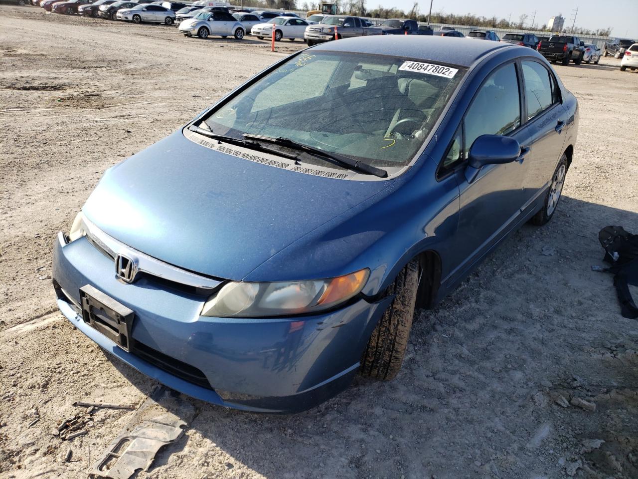 Photo 2 from auction – 2008 HONDA CIVIC LX with VIN 2HGFA16568H508952