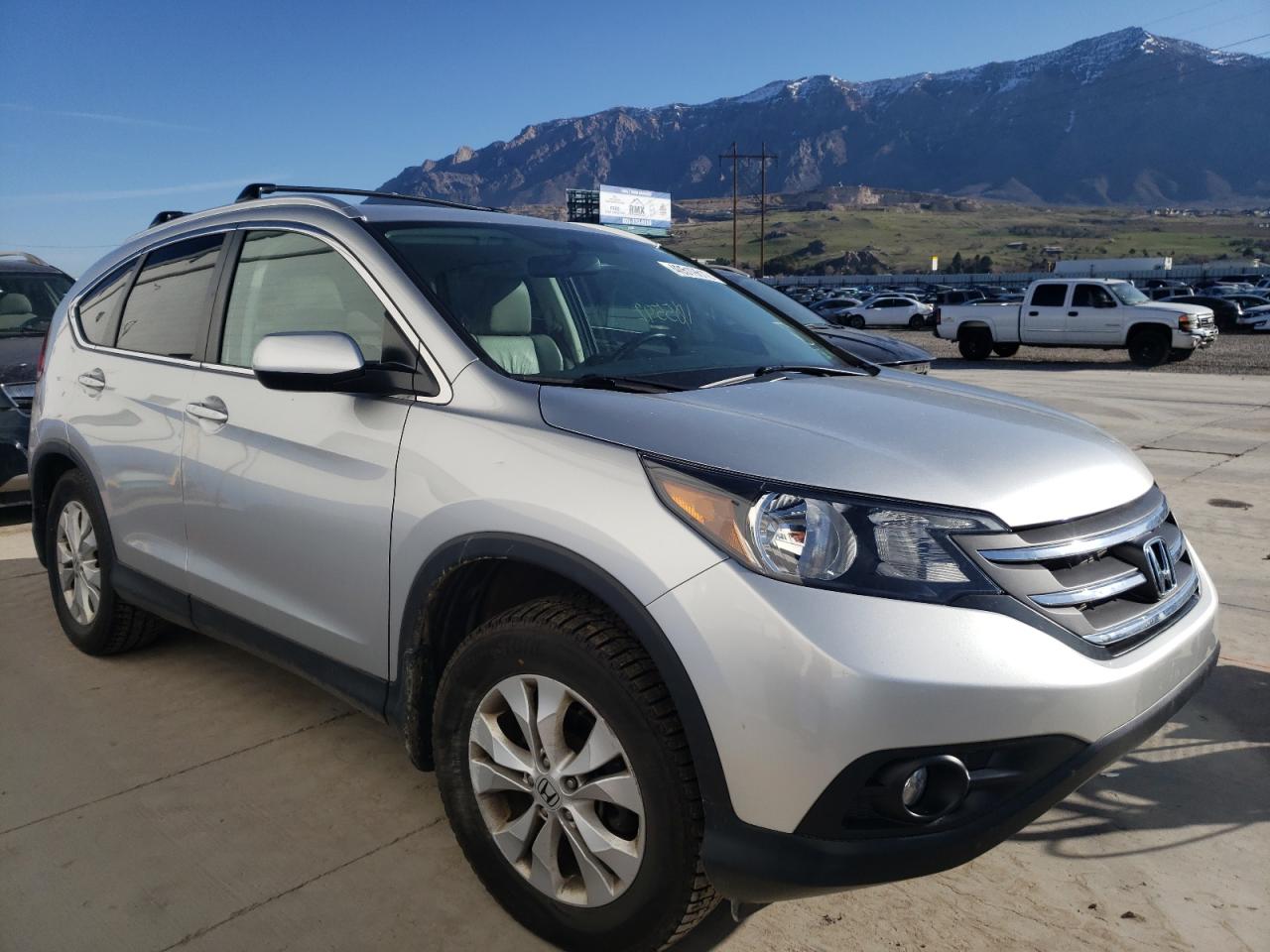 HONDA CR-V EXL 2014 with VIN 2HKRM4H79EH655787 - Photo from auction