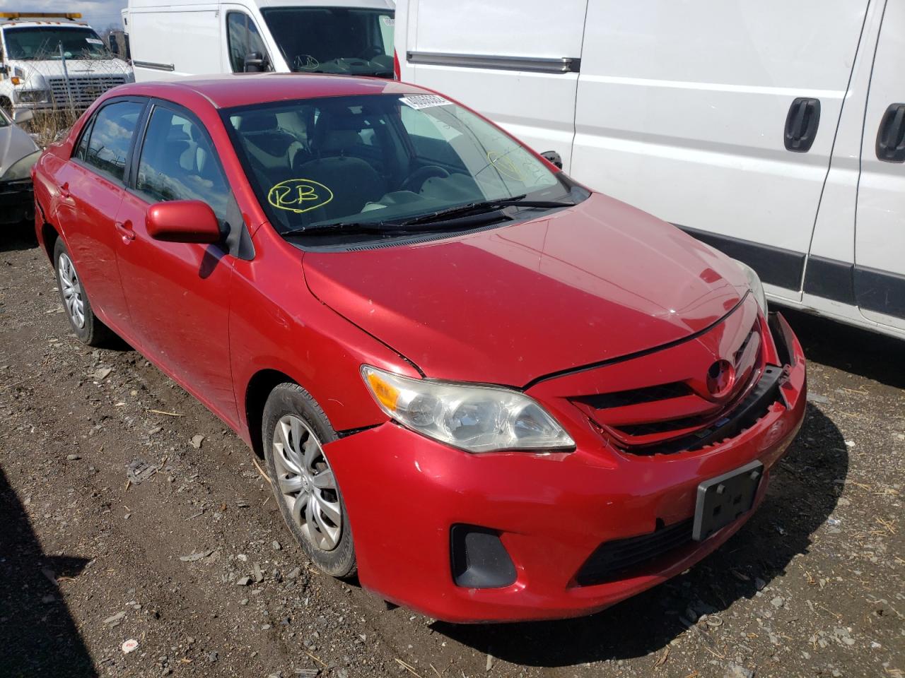 TOYOTA COROLLA BA 2012 with VIN 2T1BU4EE5CC856414 - Photo from auction