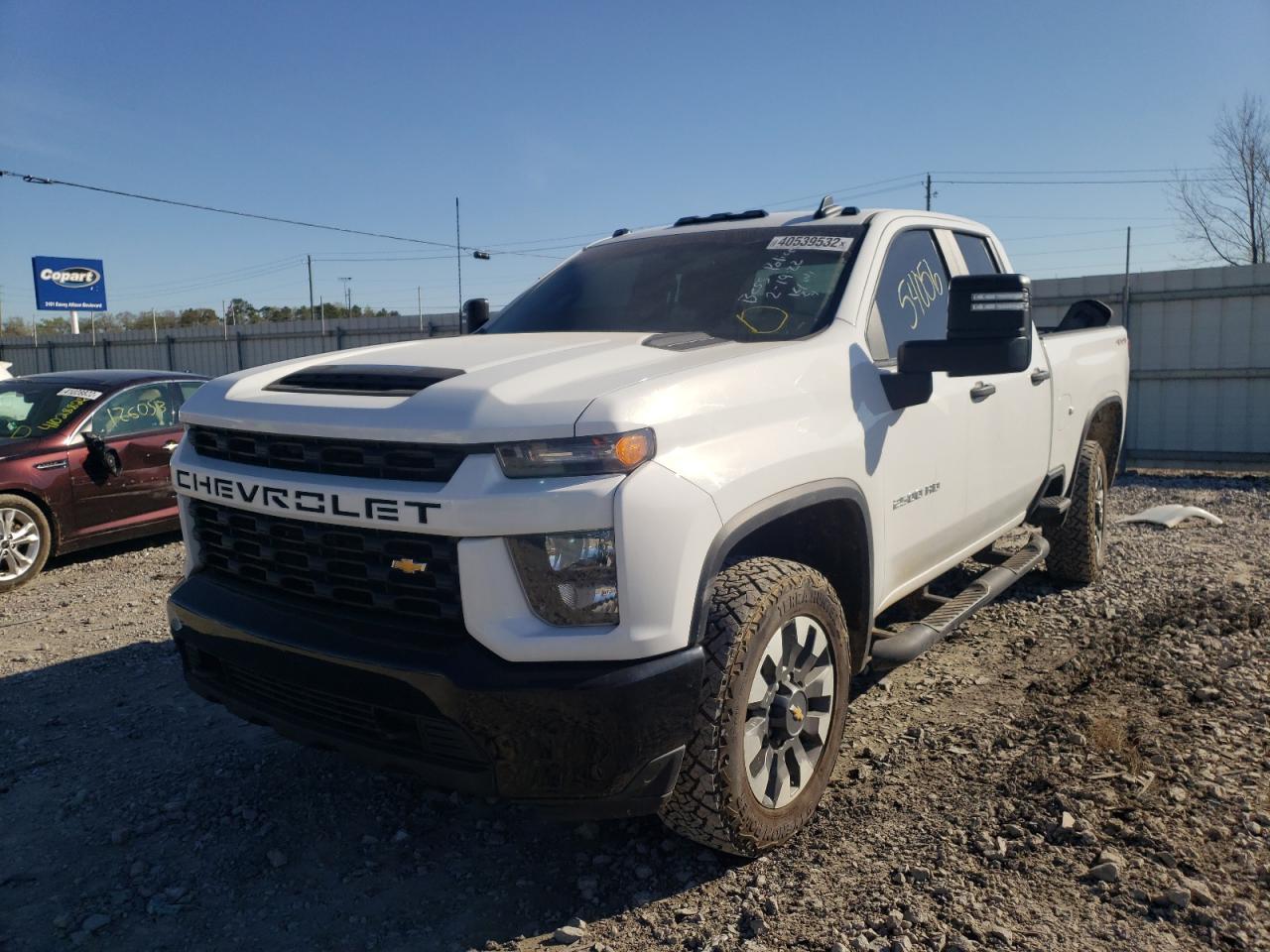 Photo 2 from auction – 2021 CHEVROLET SILVERADO with VIN 1GC5YME71MF101465
