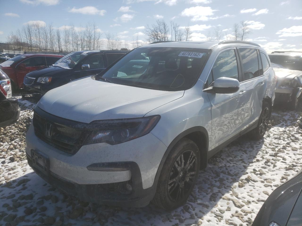Photo 2 from auction – 2021 HONDA PILOT SE with VIN 5FNYF6H27MB036527