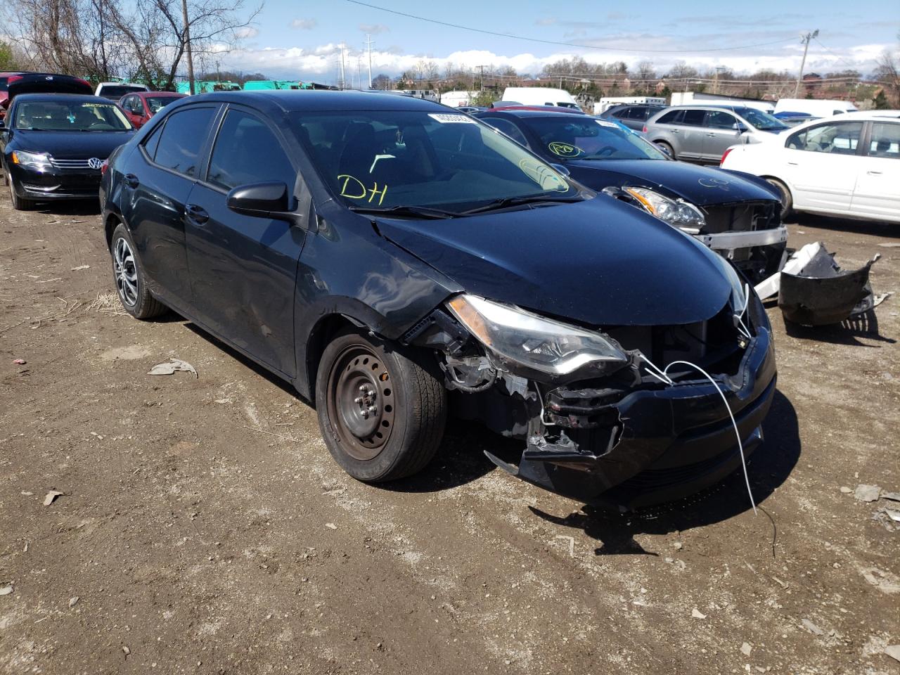 TOYOTA COROLLA L 2014 with VIN 2T1BURHE8EC194145 - Photo from auction