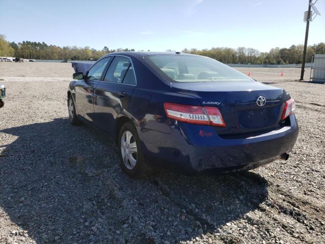 Photo 3 from auction – 2011 TOYOTA CAMRY BASE with VIN 4T1BF3EK5BU582431