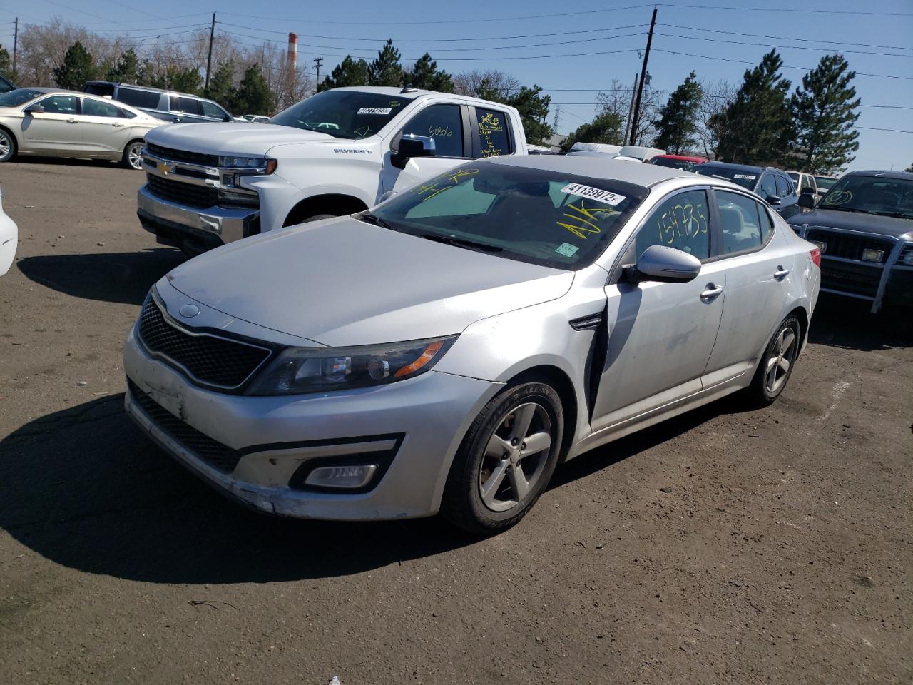 Photo 2 from auction – 2014 KIA OPTIMA LX with VIN 5XXGM4A79EG299242