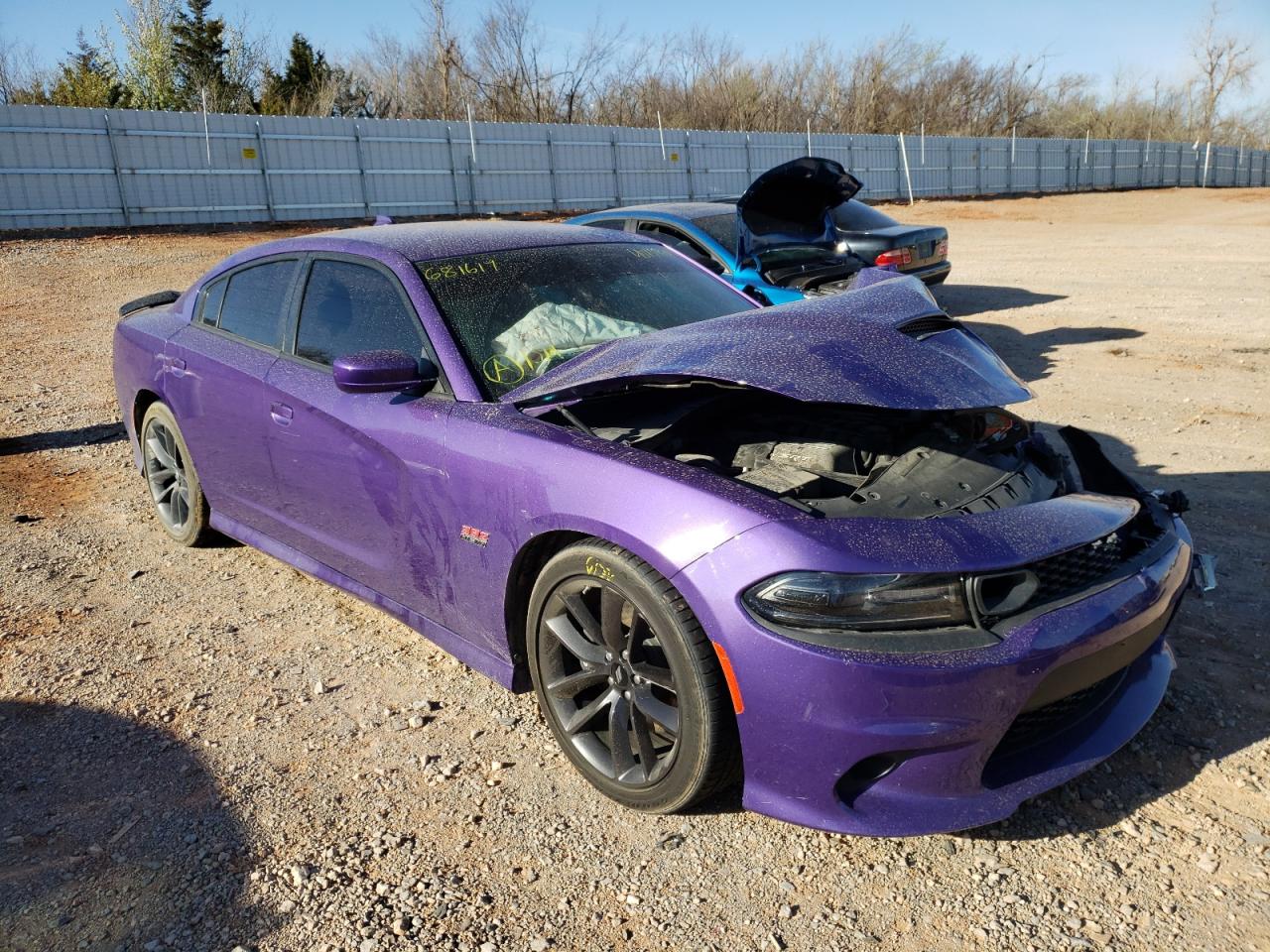 DODGE CHARGER SC 2019 with VIN 2C3CDXGJ8KH681617 - Photo from auction