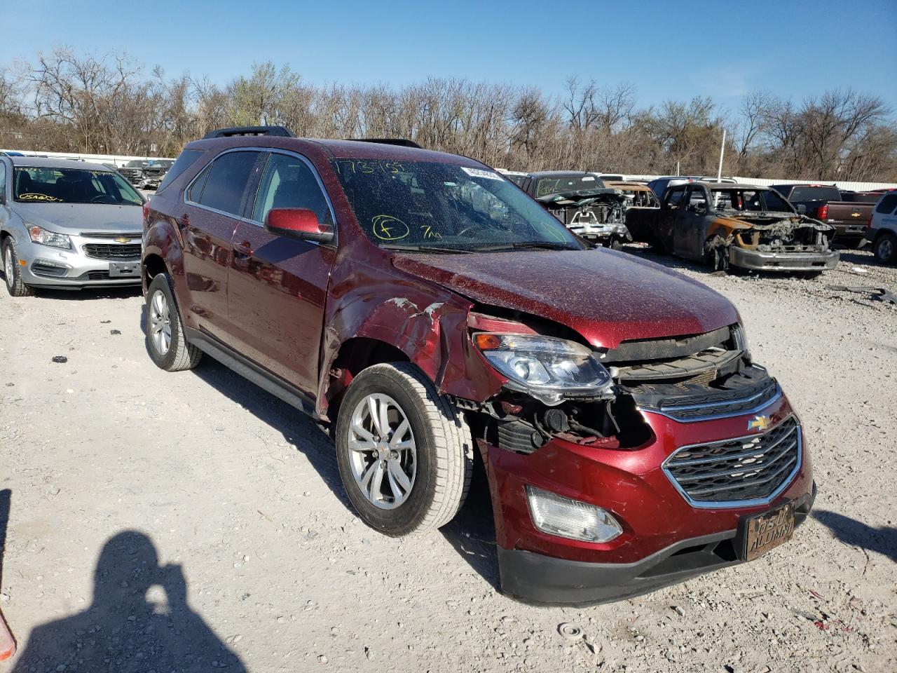 Photo 1 from auction – 2016 CHEVROLET EQUINOX LT with VIN 2GNALCEK6G1173759
