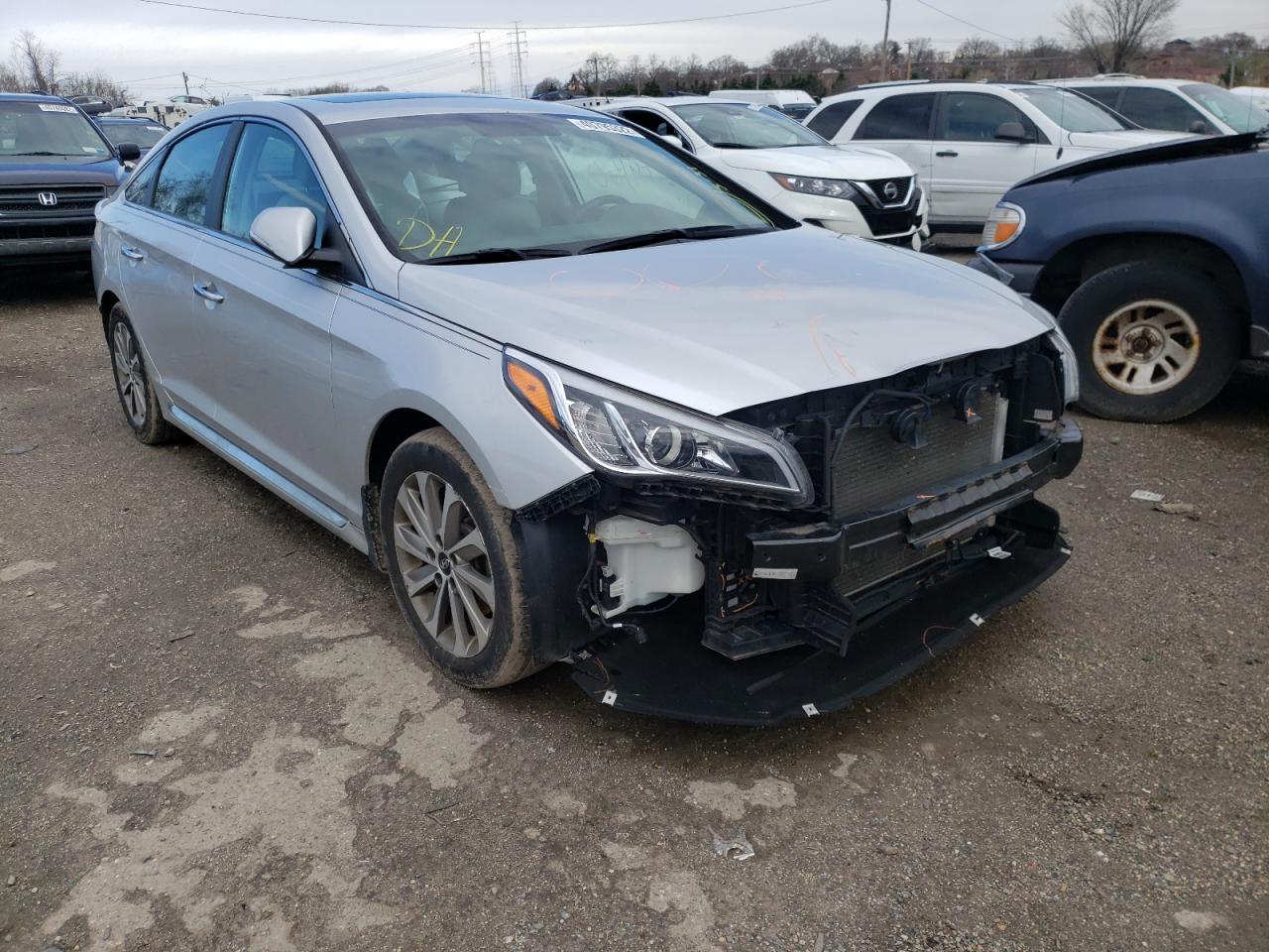 Photo 1 from auction – 2017 HYUNDAI SONATA SPO with VIN 5NPE34AF7HH520363