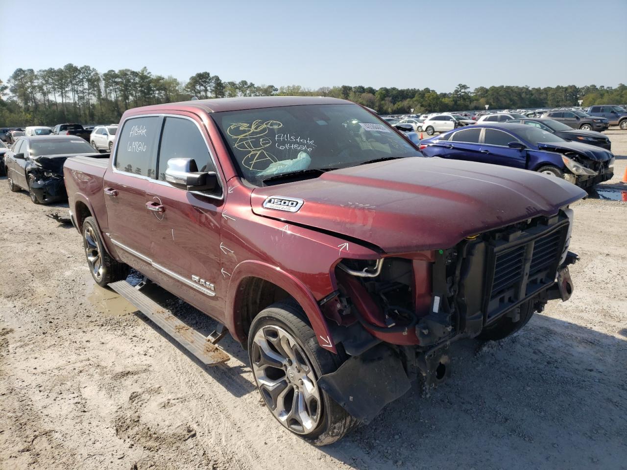 RAM 1500 LIMIT 2019 with VIN 1C6SRFHTXKN569743 - Photo from auction