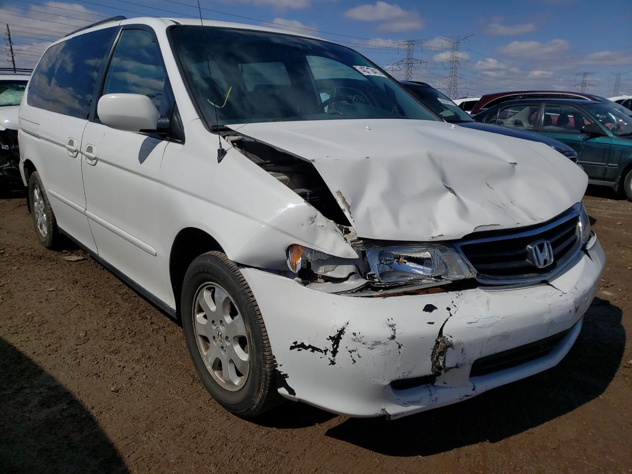 HONDA ODYSSEY EX 2002 with VIN 2HKRL18082H538217 - Photo from auction