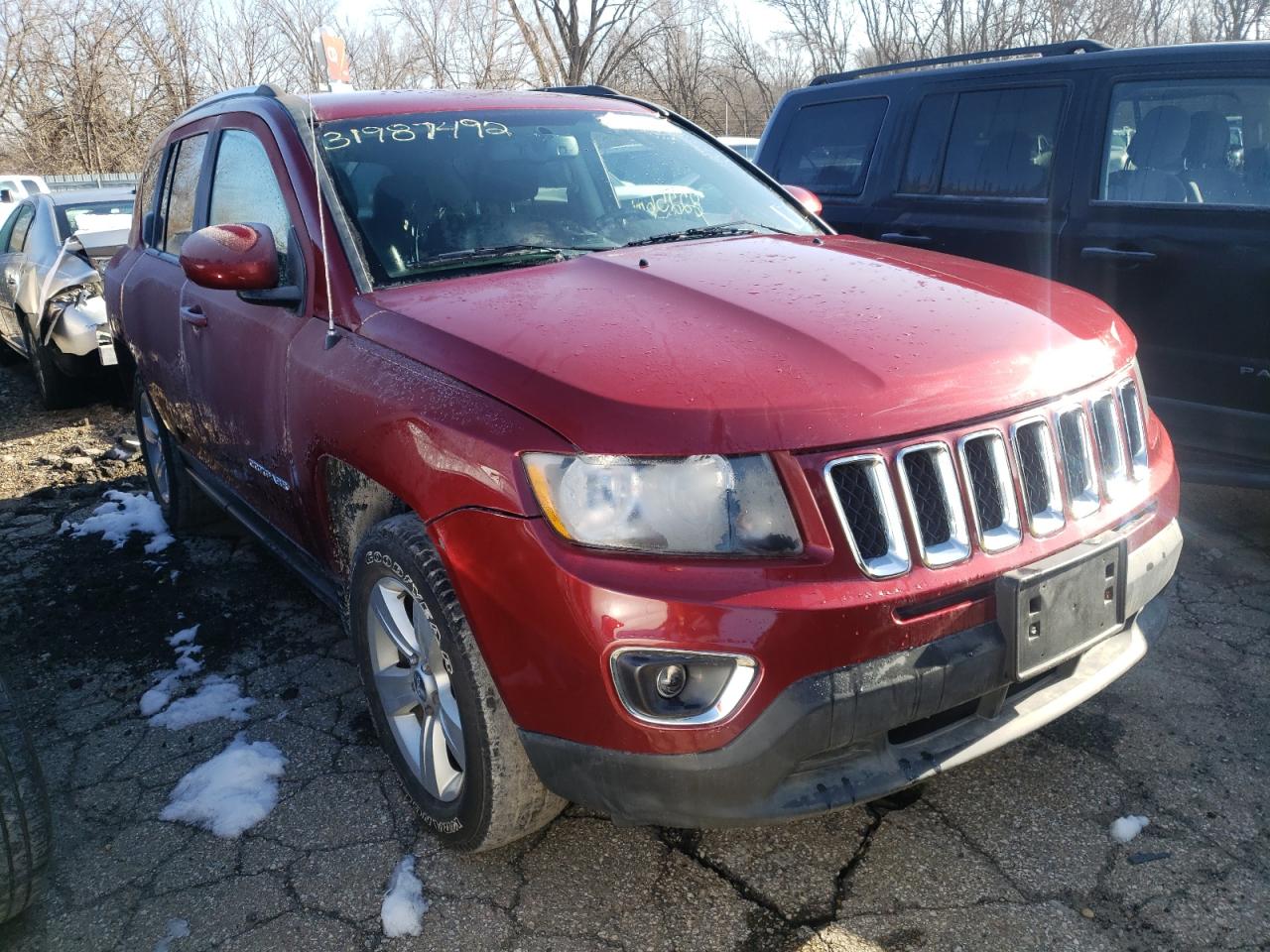JEEP COMPASS LA 2014 with VIN 1C4NJCEB9ED862504 - Photo from auction