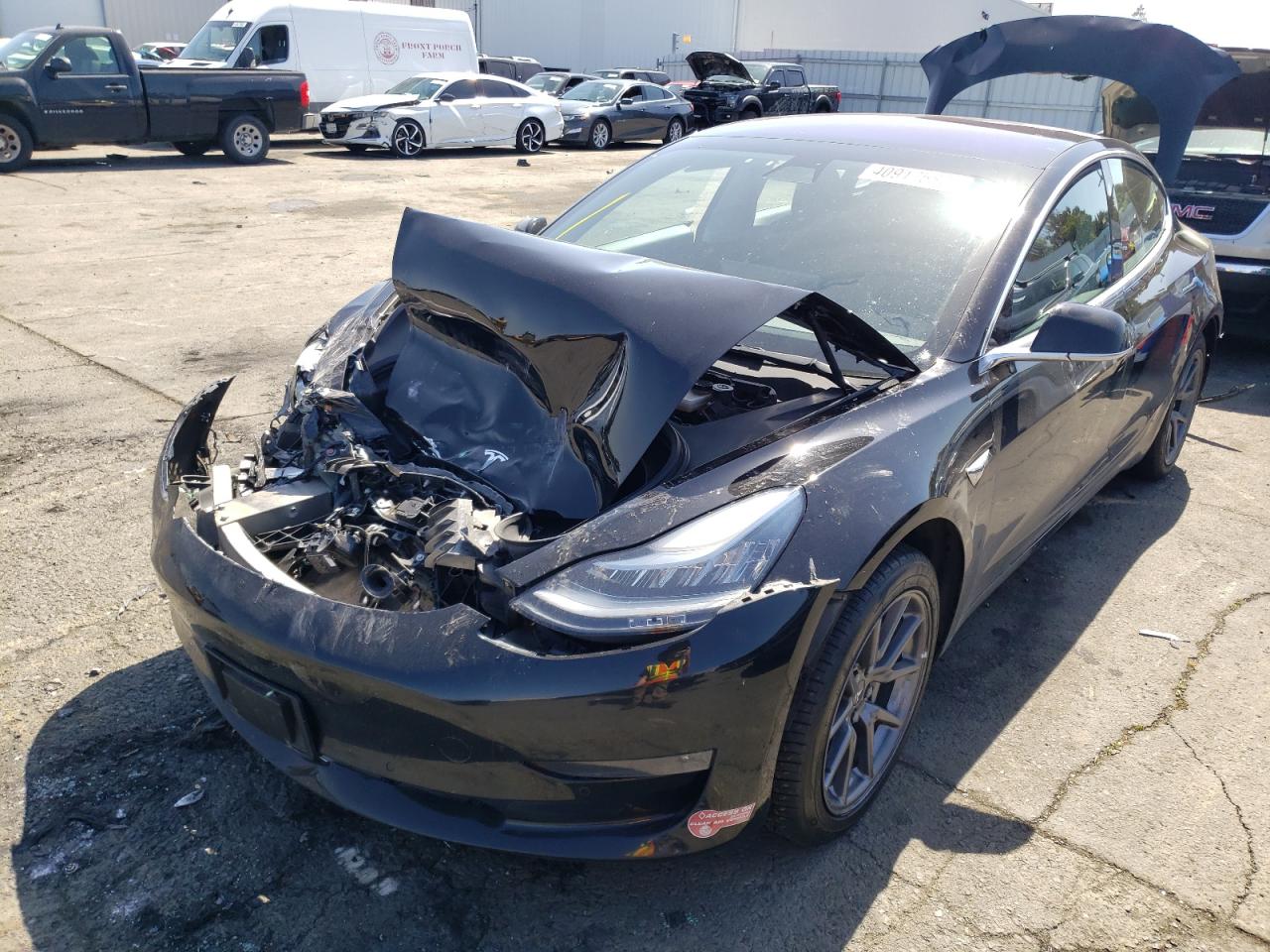 Photo 2 from auction – 2018 TESLA MODEL 3 with VIN 5YJ3E1EA5JF020902