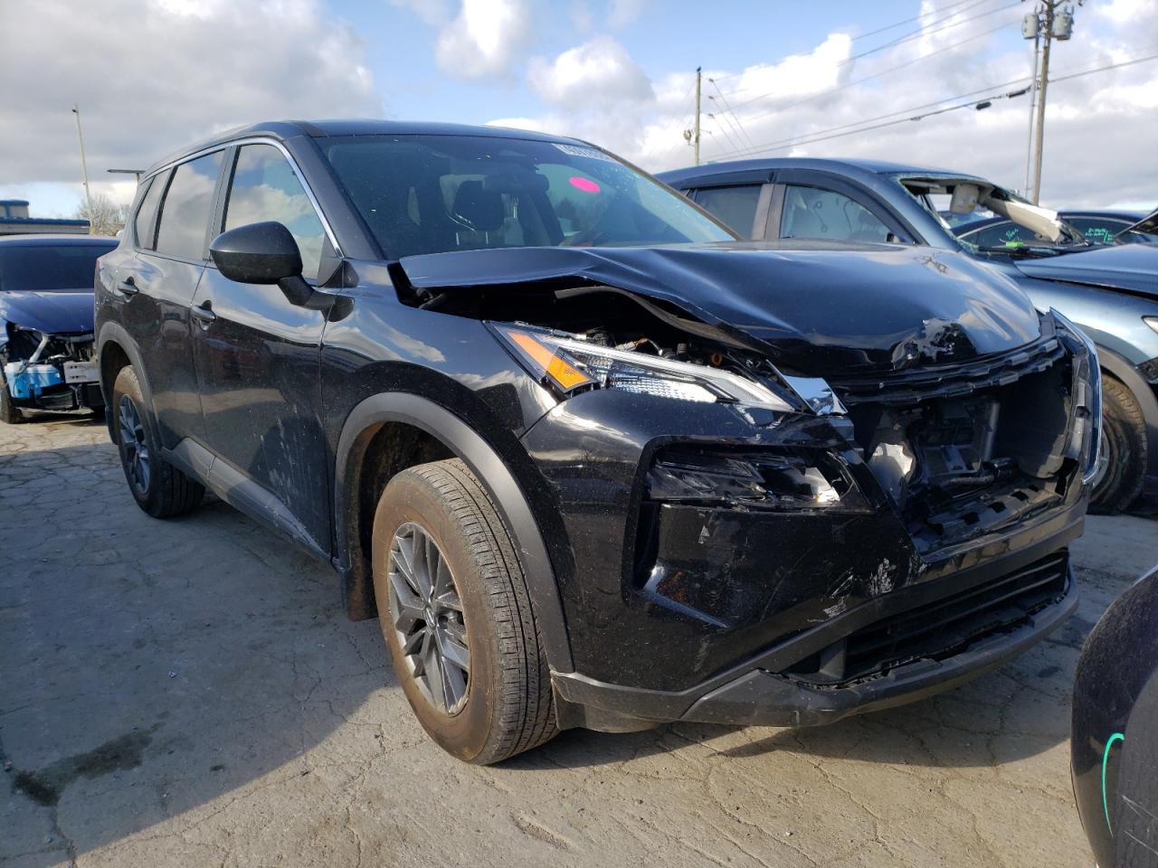 NISSAN ROGUE S 2021 with VIN 5N1AT3AA7MC776047 - Photo from auction