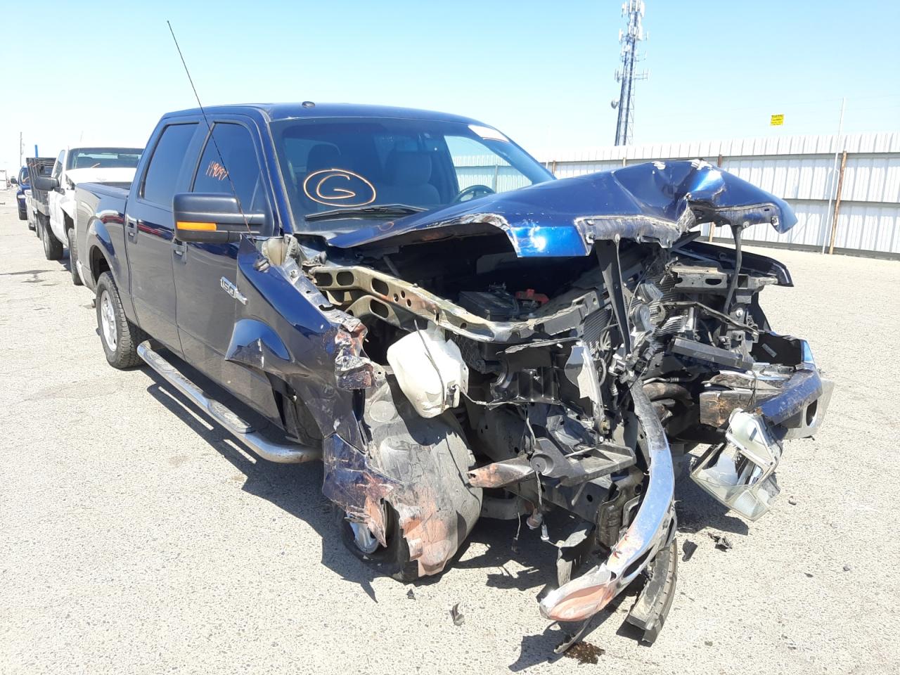 FORD F150 SUPER 2012 with VIN 1FTFW1CF4CFB55487 - Photo from auction