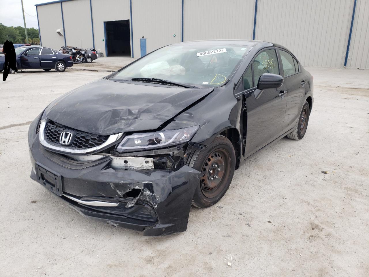 Photo 2 from auction – 2014 HONDA CIVIC LX with VIN 19XFB2F53EE042146