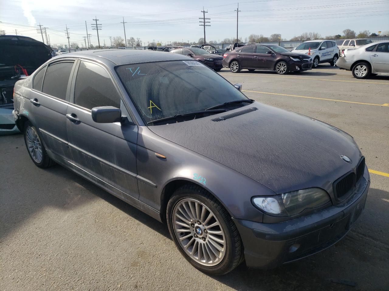 BMW 325 XI 2003 with VIN WBAEU33493PH90890 - Photo from auction