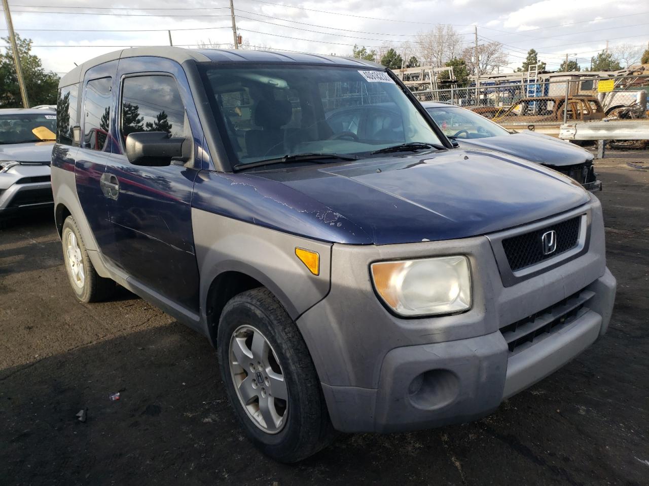 HONDA ELEMENT EX 2003 with VIN 5J6YH285X3L023158 - Photo from auction