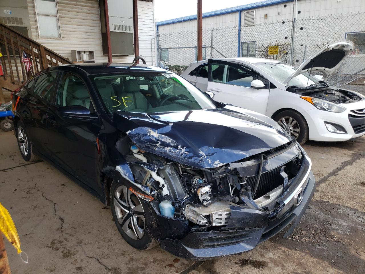HONDA CIVIC LX 2016 with VIN 19XFC2F50GE207800 - Photo from auction