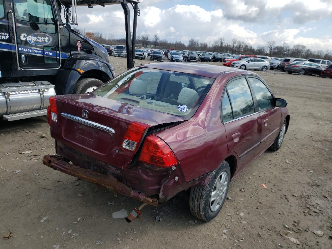 Photo 4 from auction – 2003 HONDA CIVIC LX with VIN 1HGES16503L034212