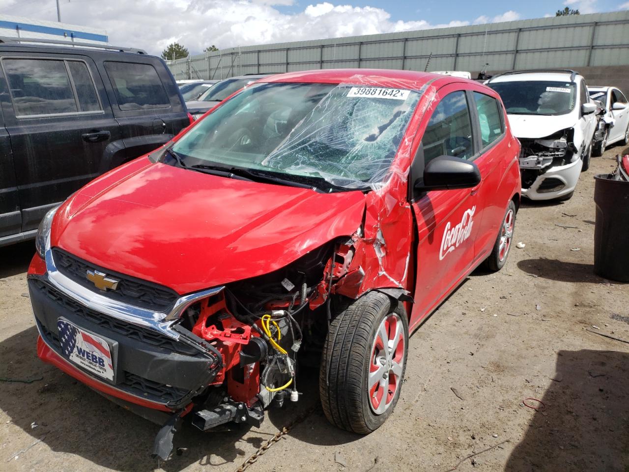 Photo 2 from auction – 2020 CHEVROLET SPARK LS with VIN KL8CB6SA7LC421189