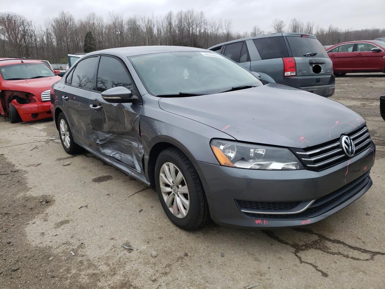 VOLKSWAGEN PASSAT S 2012 with VIN 1VWAH7A36CC019263 - Photo from auction