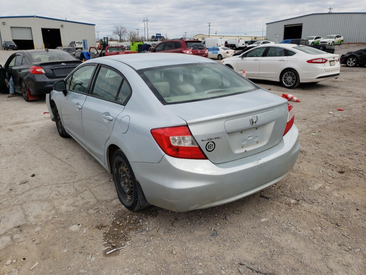 Photo 3 from auction – 2012 HONDA CIVIC LX with VIN 19XFB2F55CE035194